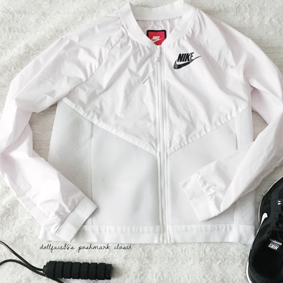 Nike Jackets & Blazers - Pale Pink + White Nike Jacket